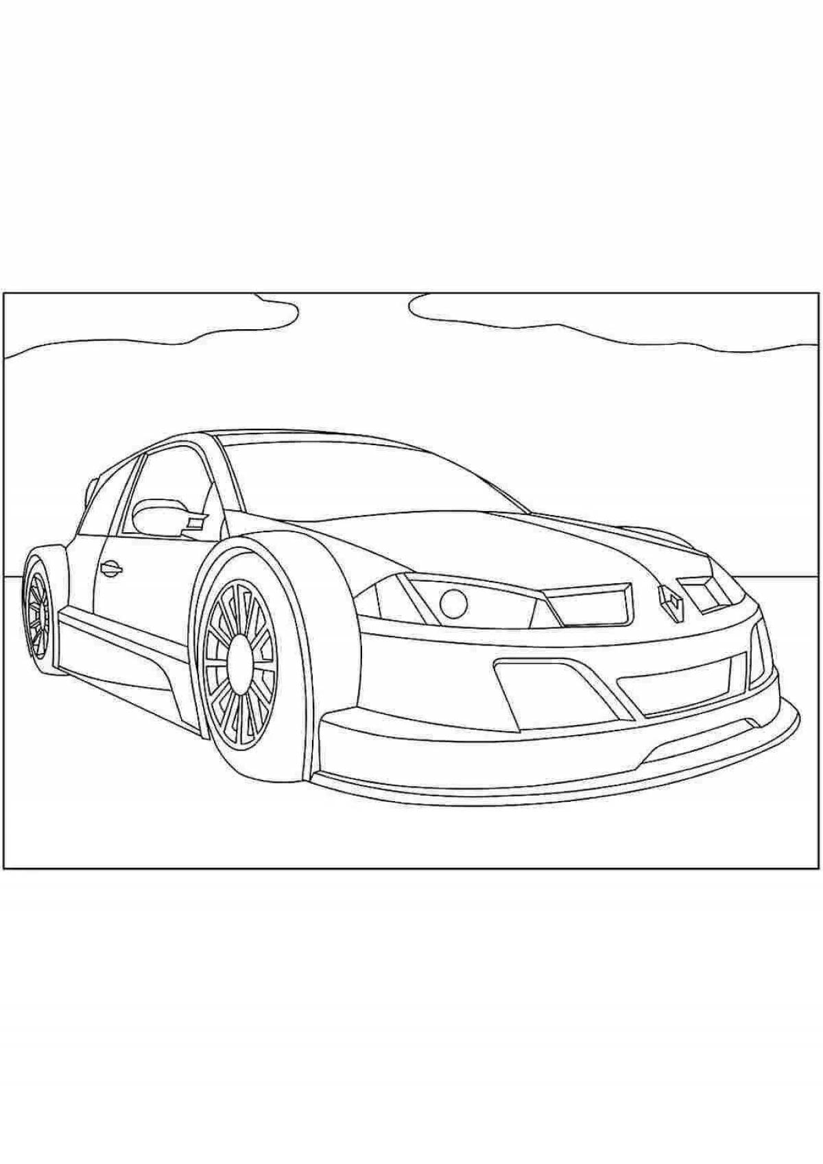 Coloring pages grand cars for boys 8-9 years old