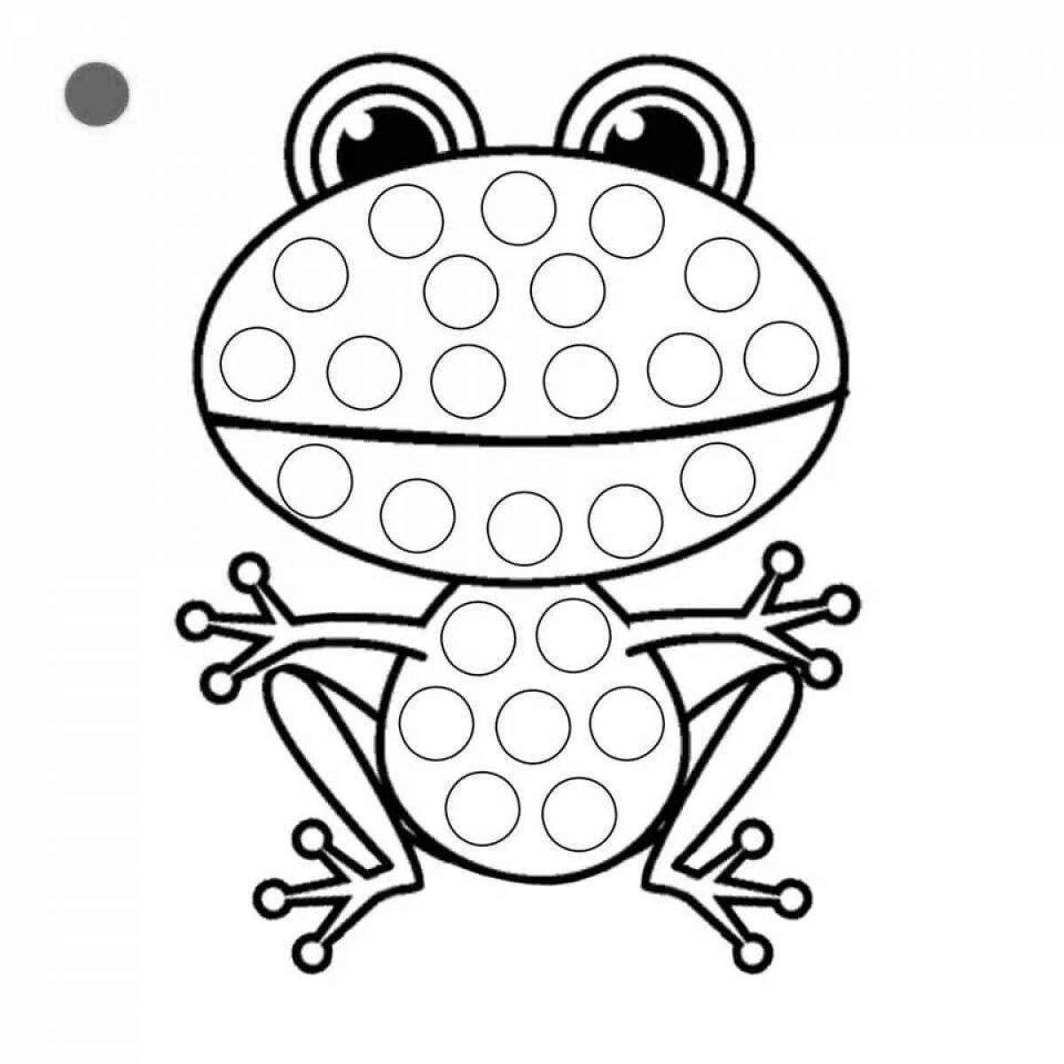 Fun coloring book for 1-2 year olds finger