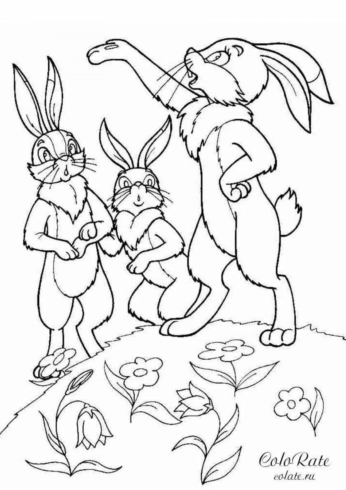 Картинки зайцев для срисовки (40 картинок)