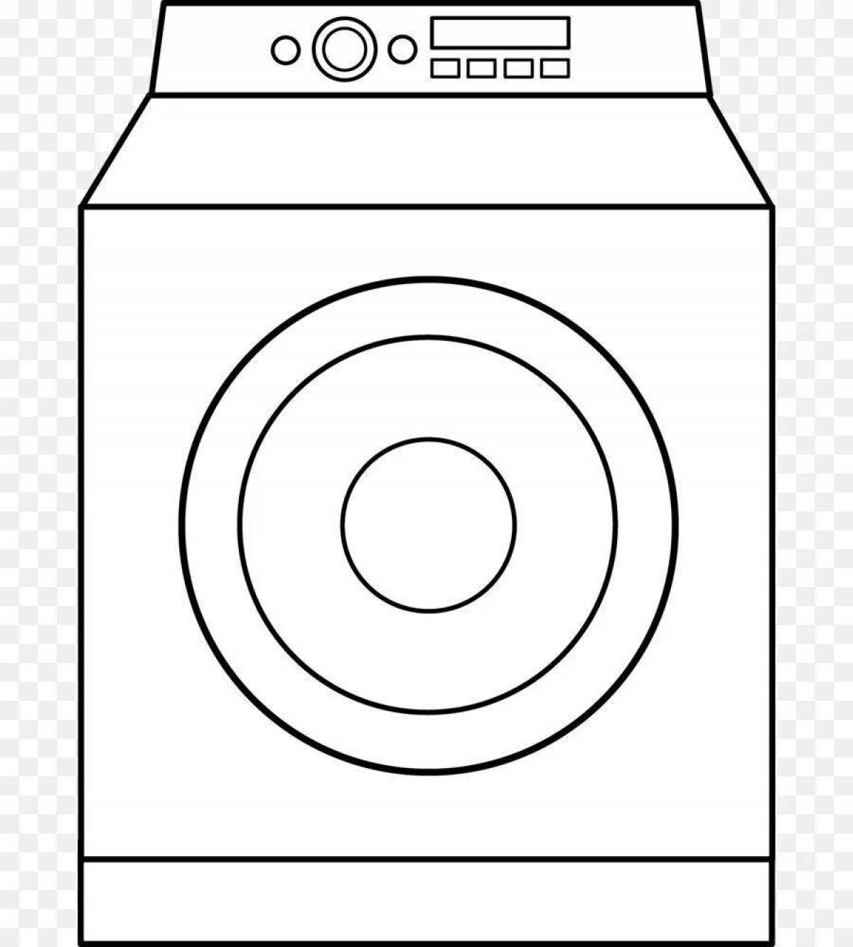 Great wash coloring page