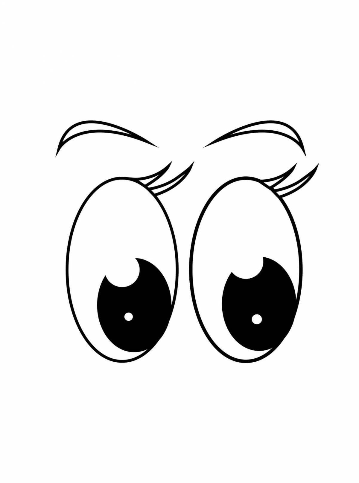 Eyes Coloring Page