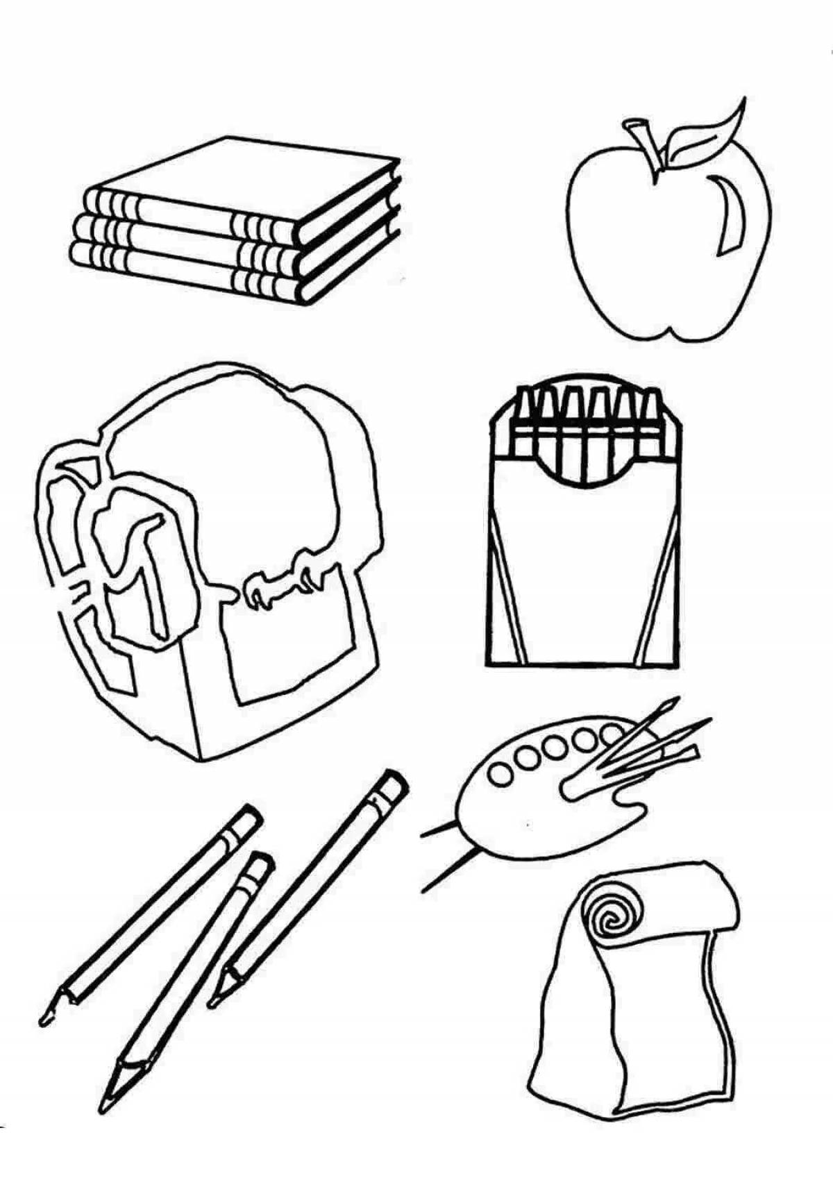 Рисунок на тему предметы. Раскраска школьные принадлежности. Раскраска школьные принадлежности для детей. Раскраска школьные при. Трафарет школьные принадлежности.