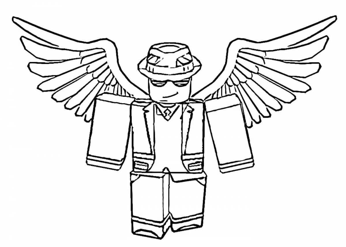 Robloxers animated coloring pages