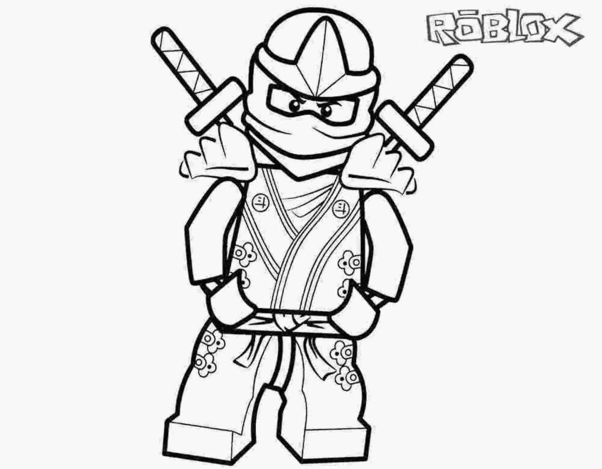 Robloxers fantasy coloring pages