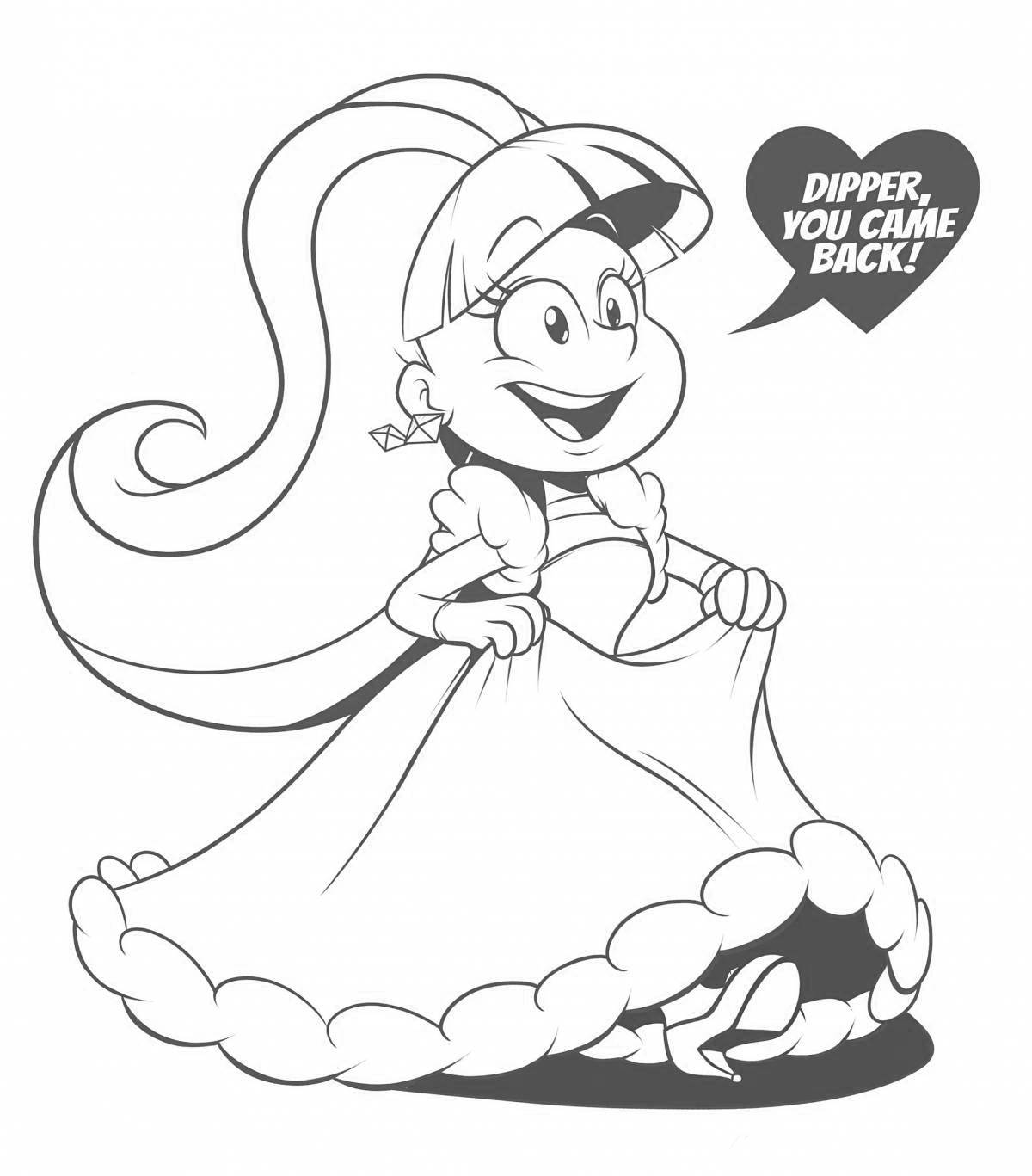 Coloring page Joyful Pacifica