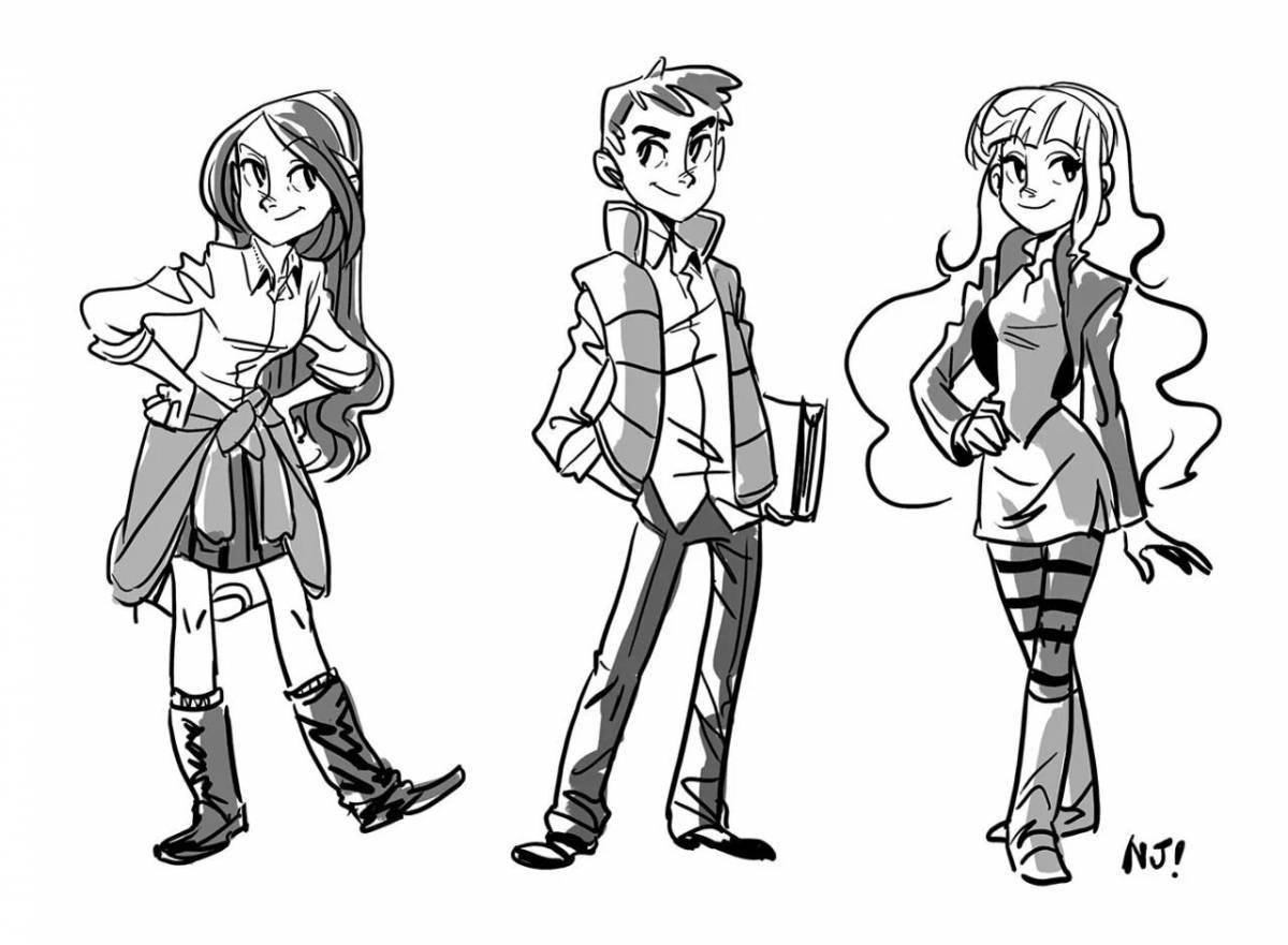 Pacifica live coloring page