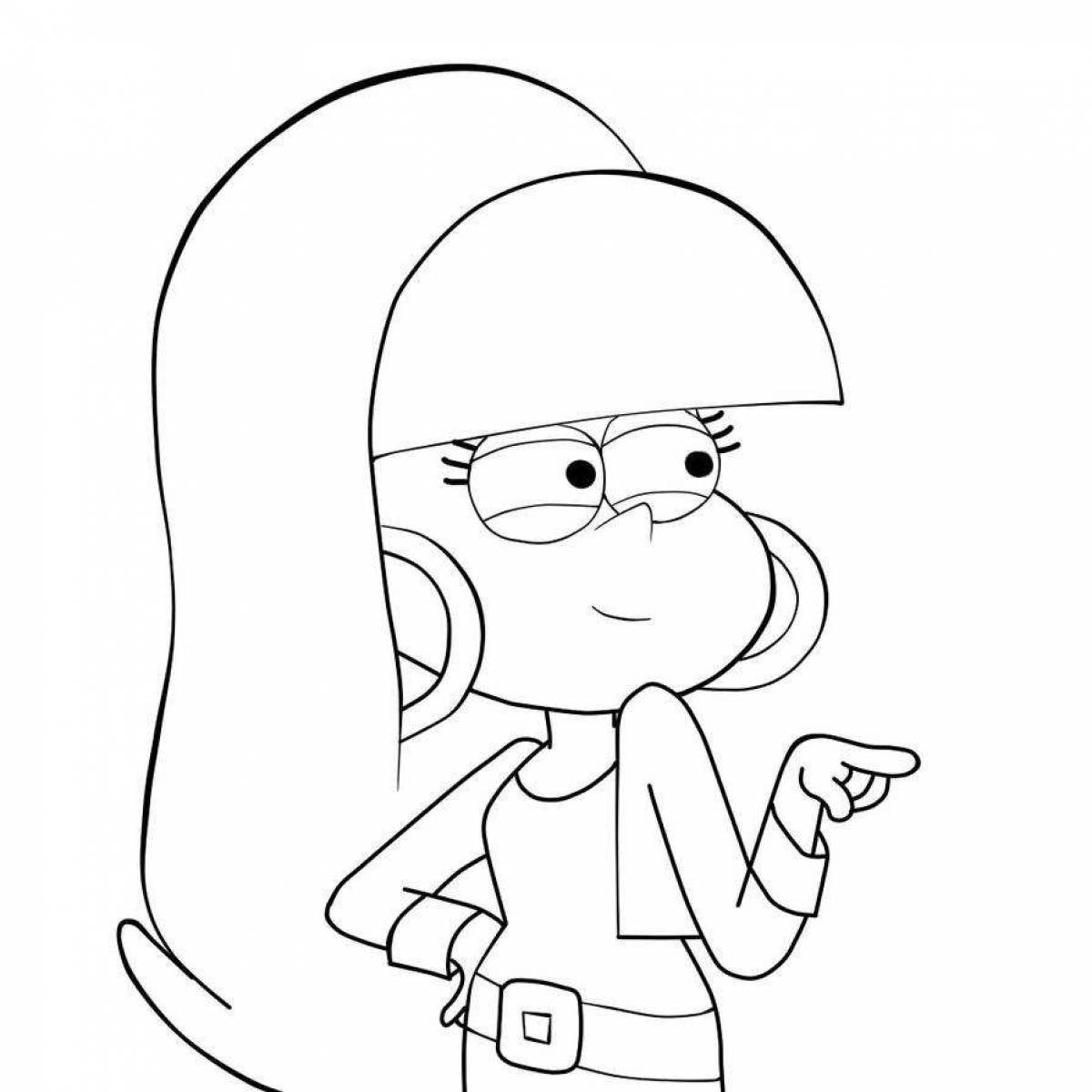 Coloring book alluring pacifica