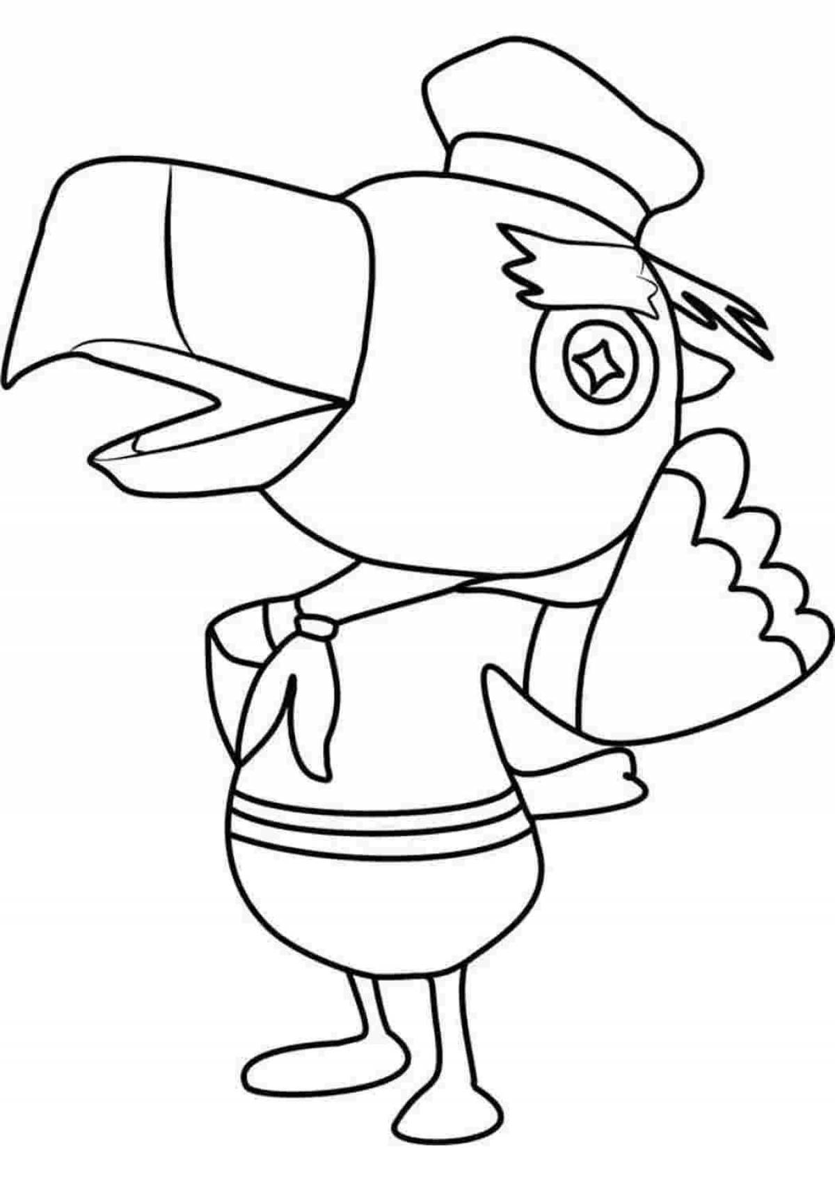 Delightful babriki coloring pages