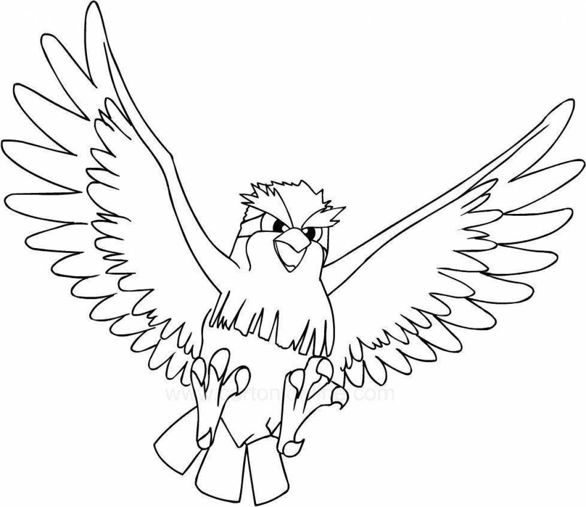 Colorful coloring page pj