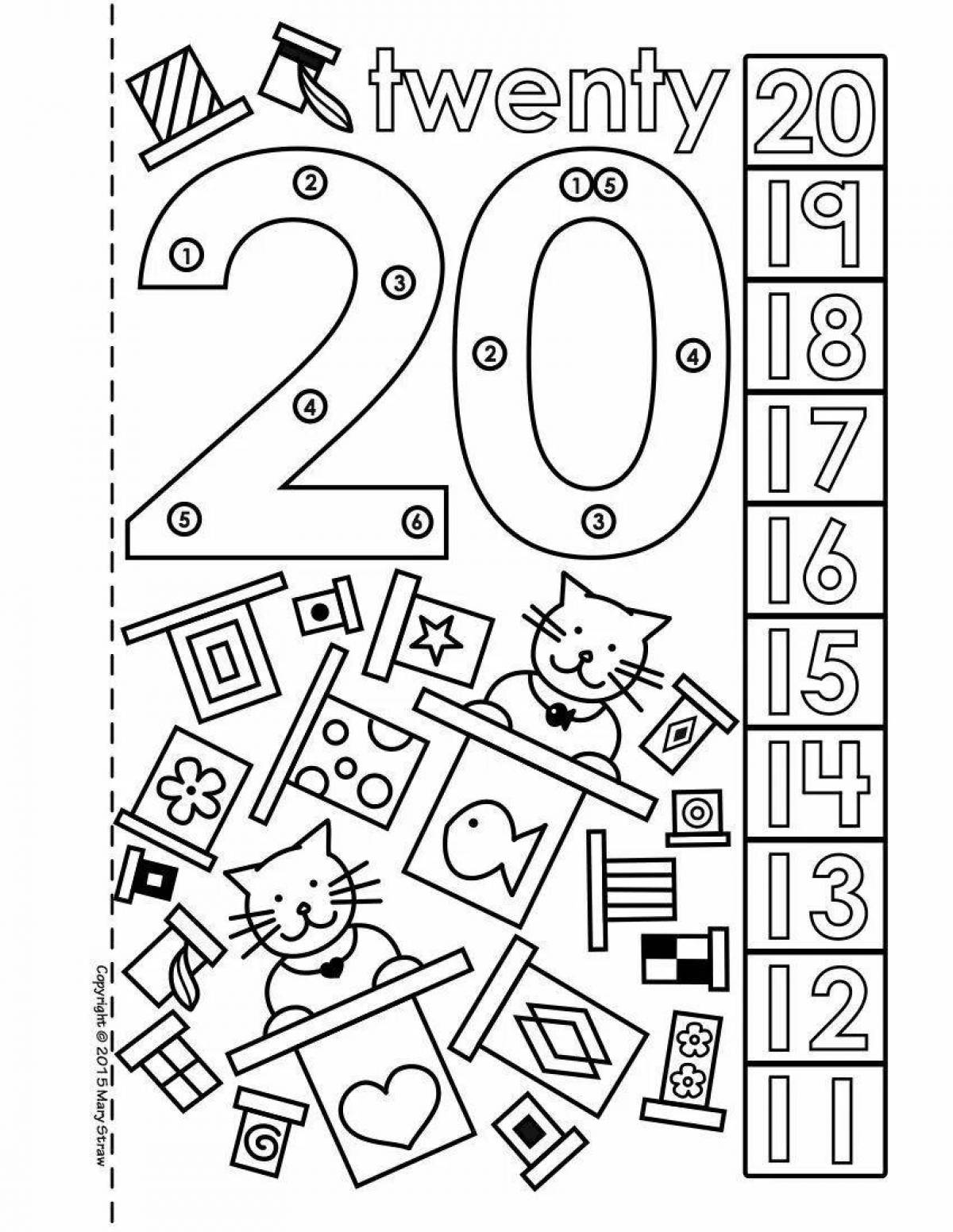 Charming coloring page 20