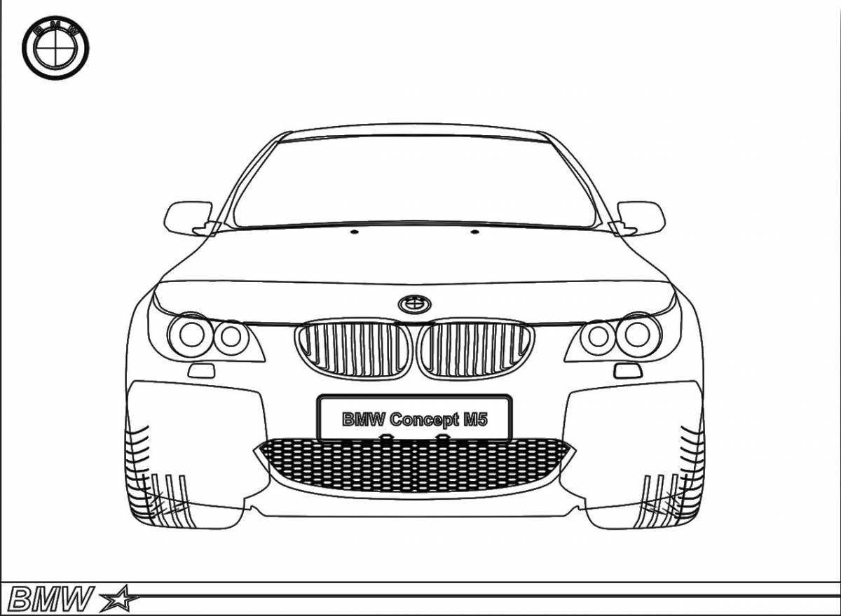 Rich m5 coloring page