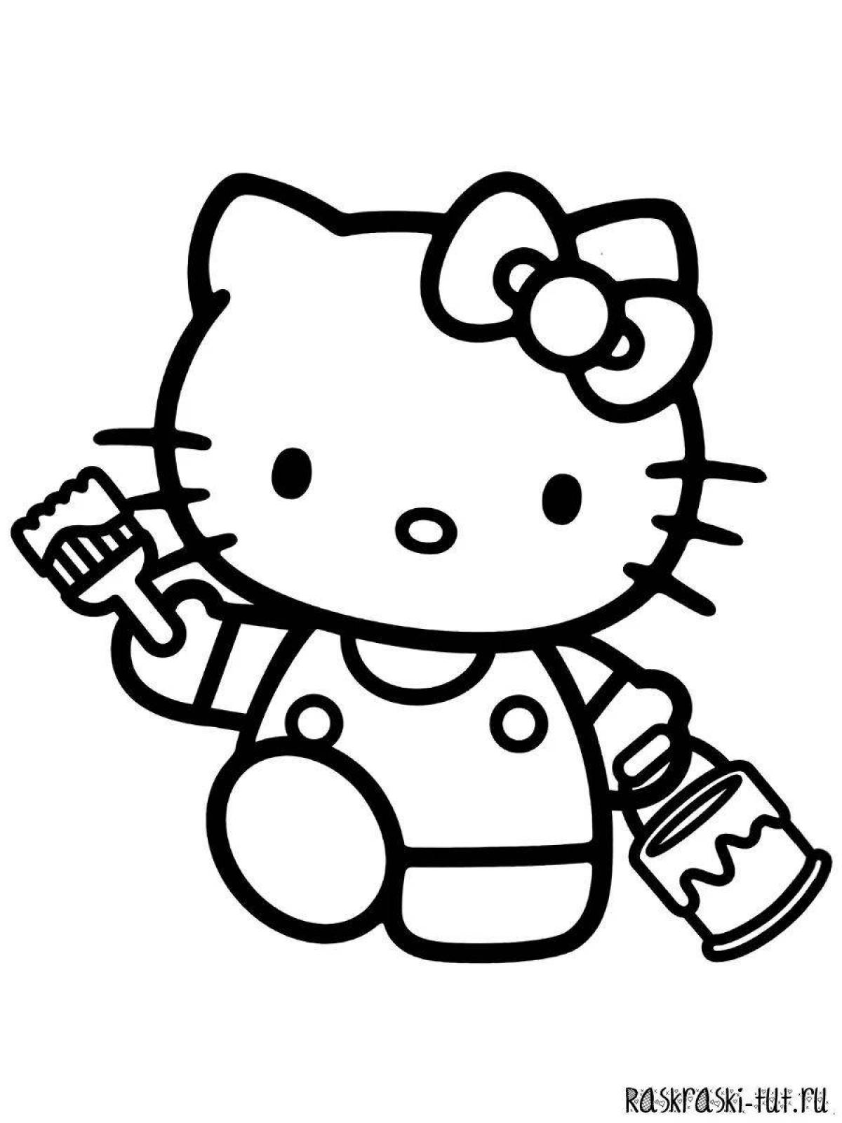 Photo Coloring book shiny cathy