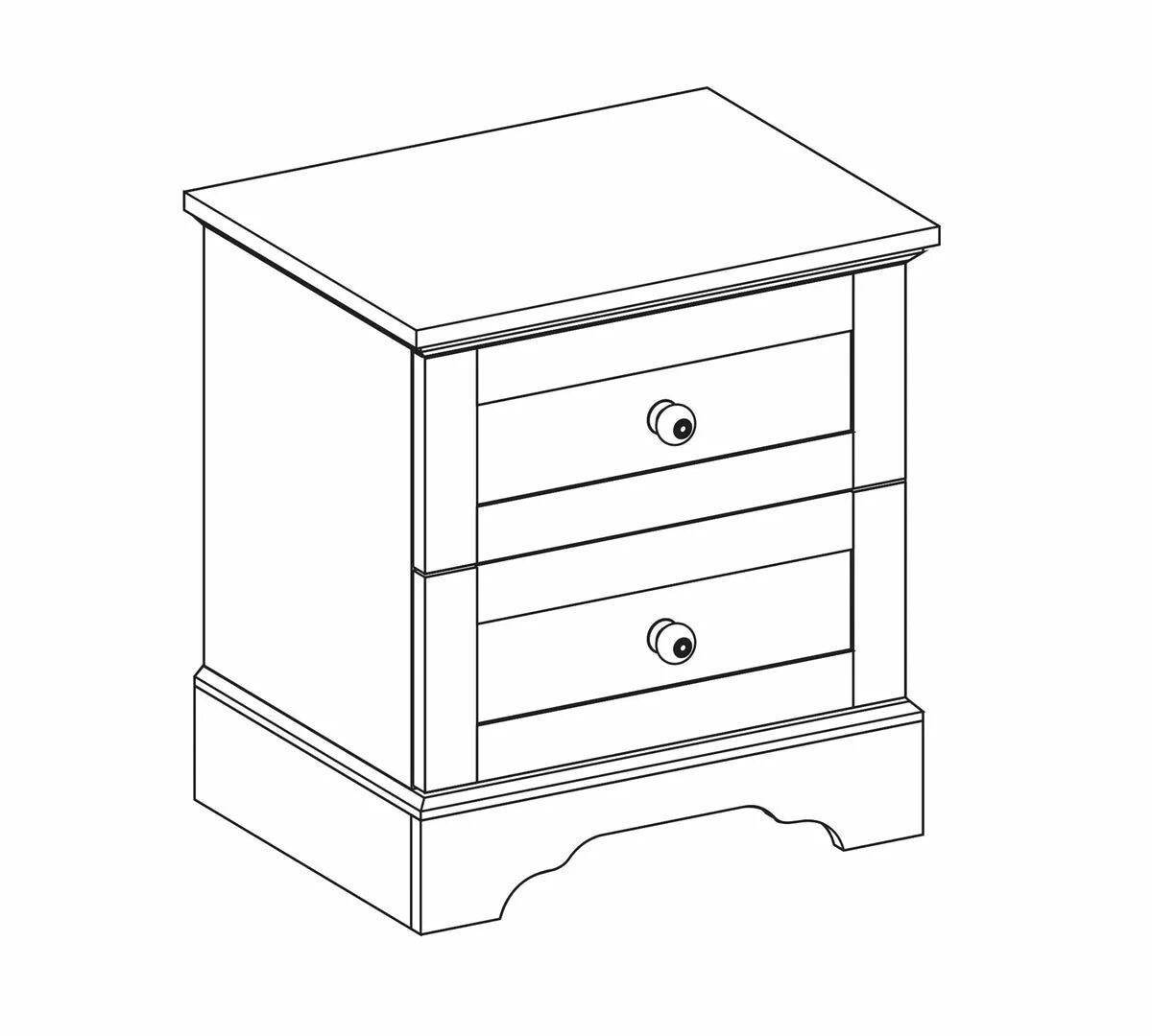 Coloring grand bedside table