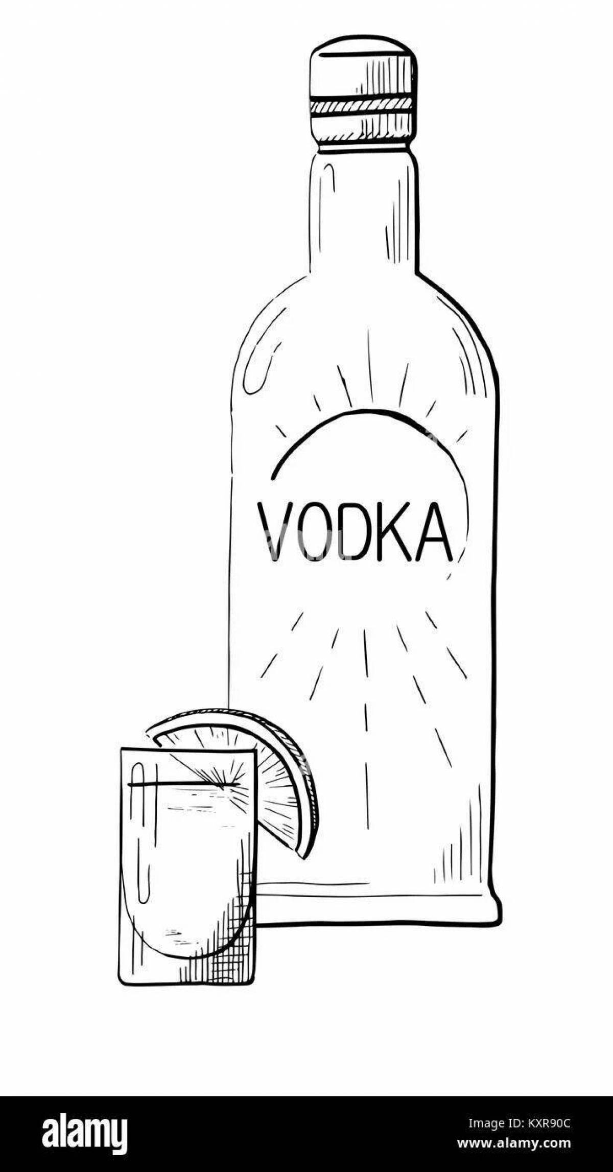 Coloring live vodka