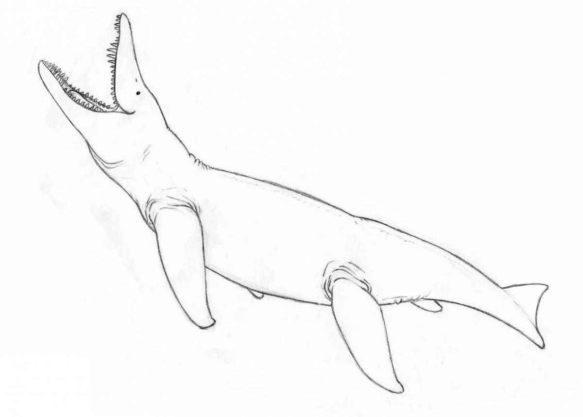 Great coloring liopleurodon