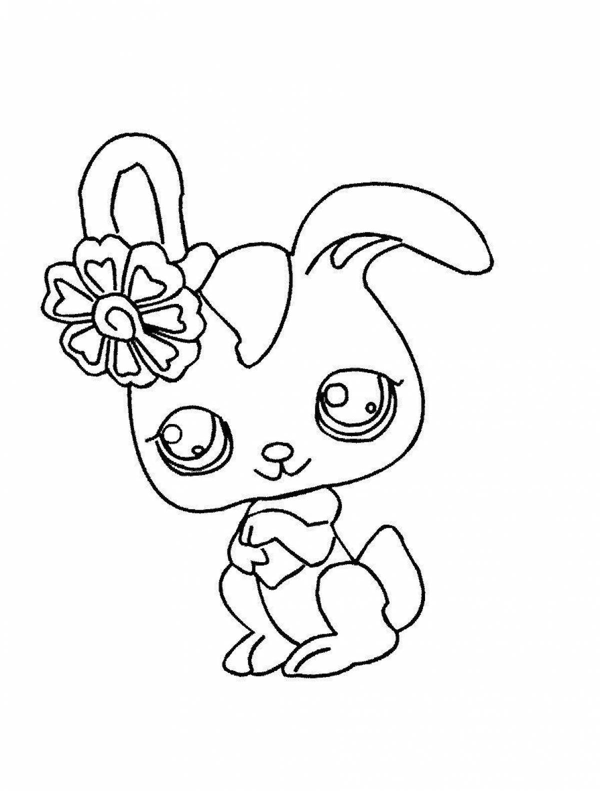 Sweet pet coloring pages