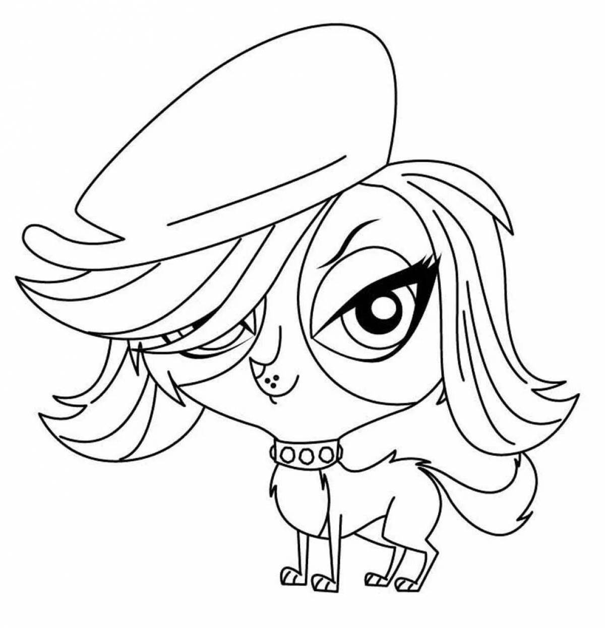 Coloring pages of pets