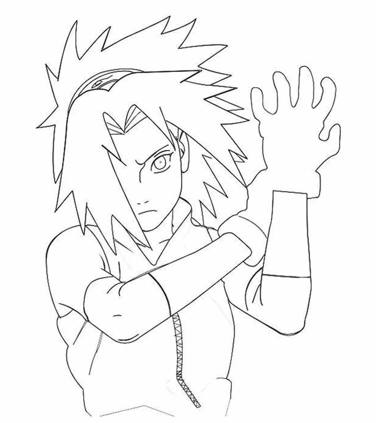 Gorgeous uchiha coloring book