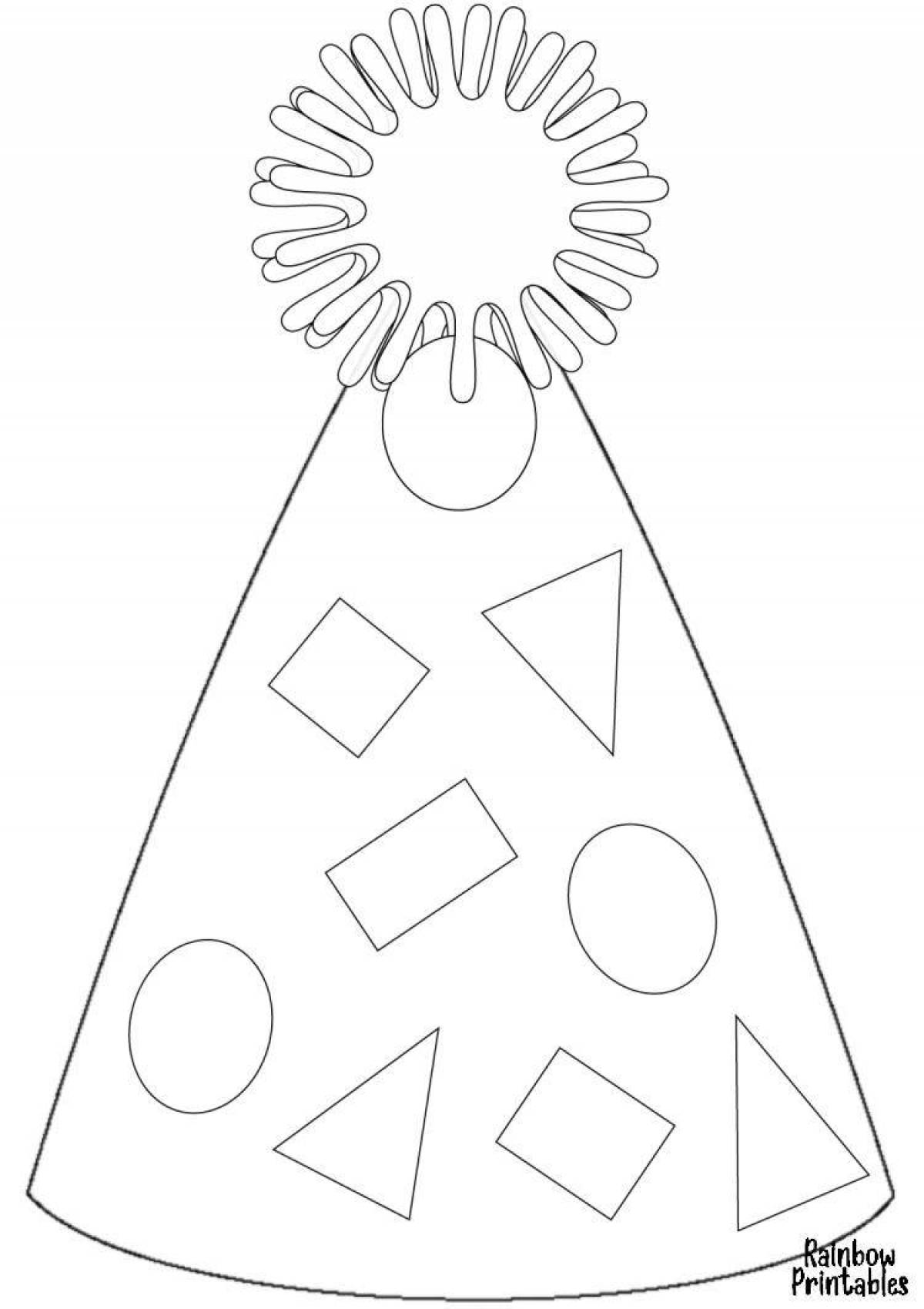 Coloring cap playful