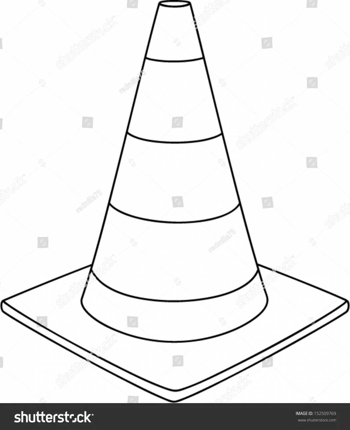 Fine cap coloring page