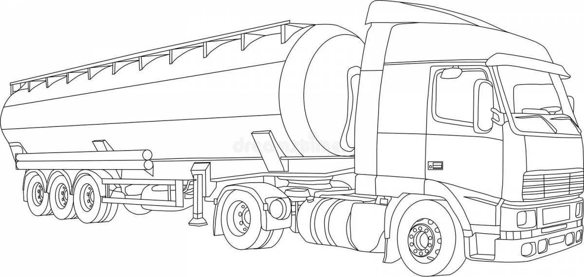 Great tank coloring page