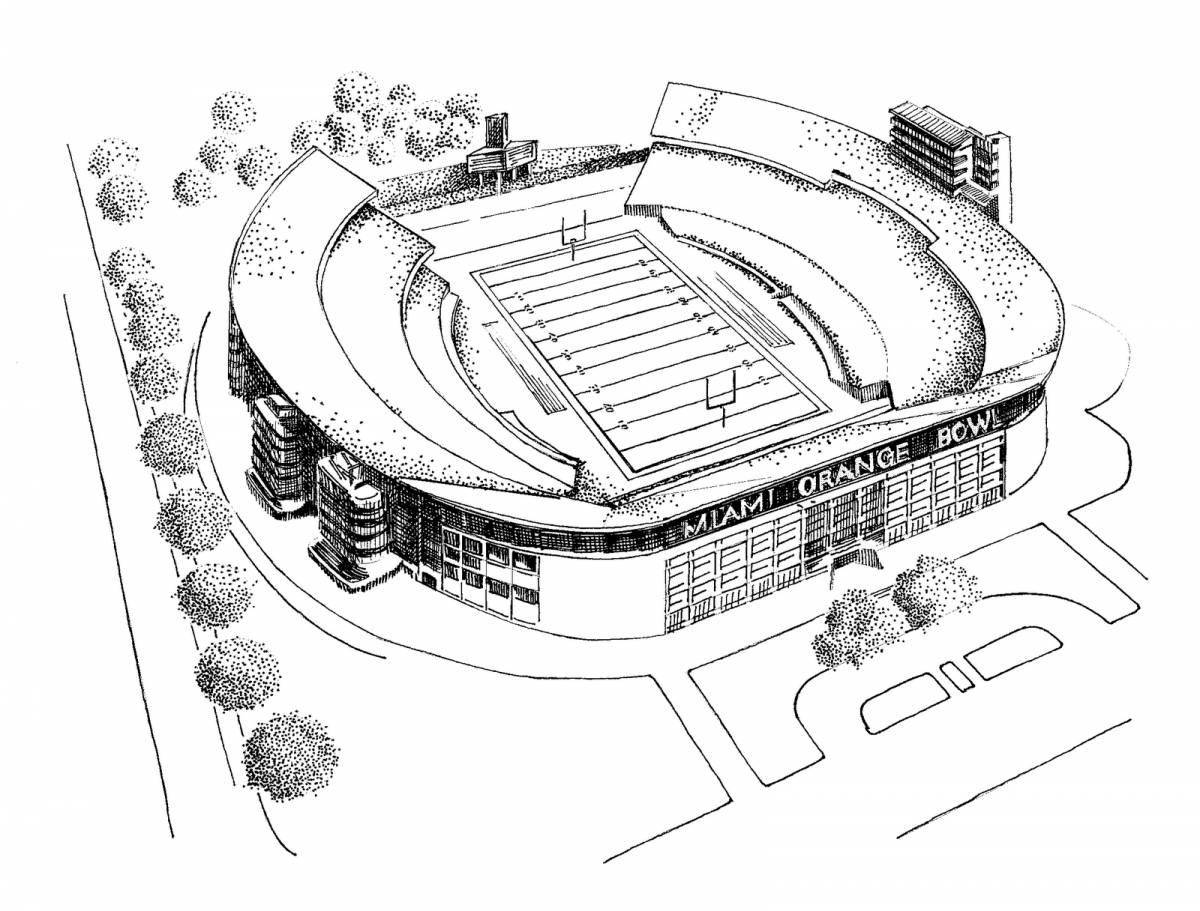 Coloring stadium