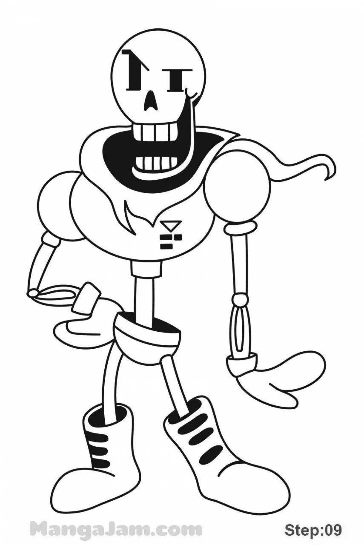 Coloring page alluring papyrus