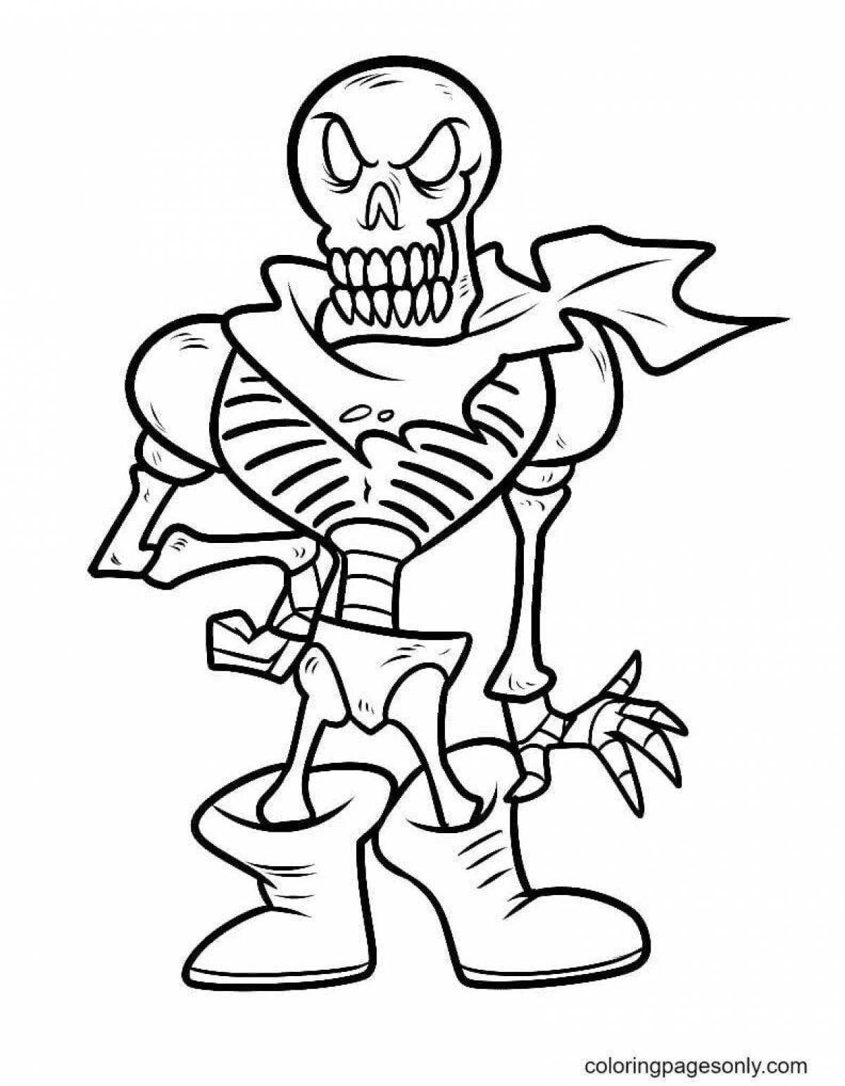 Coloring page dazzling papyrus