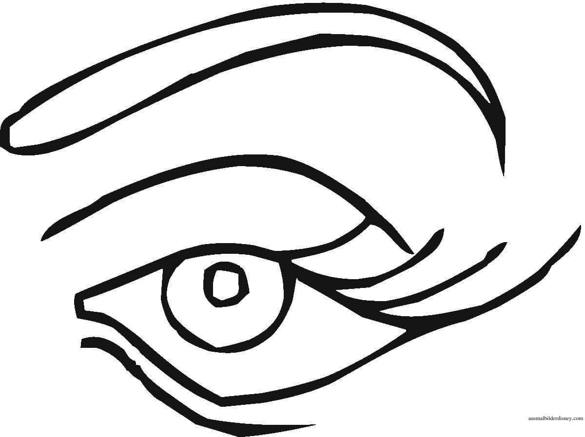 Great coloring pages with eyes