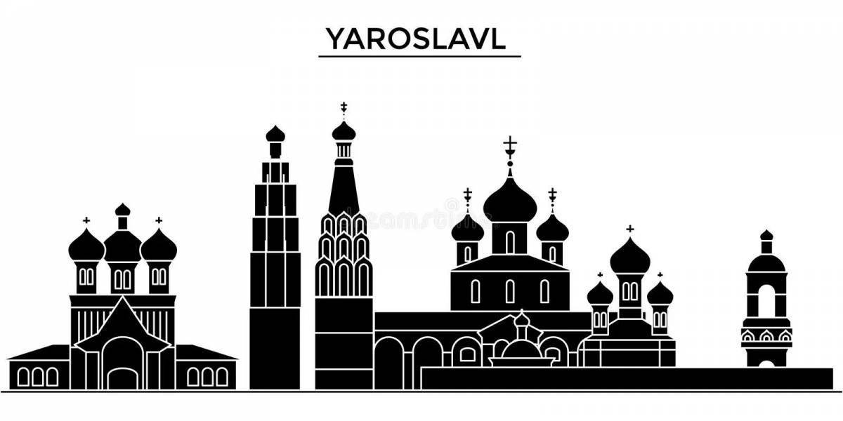 Bright coloring yaroslavl