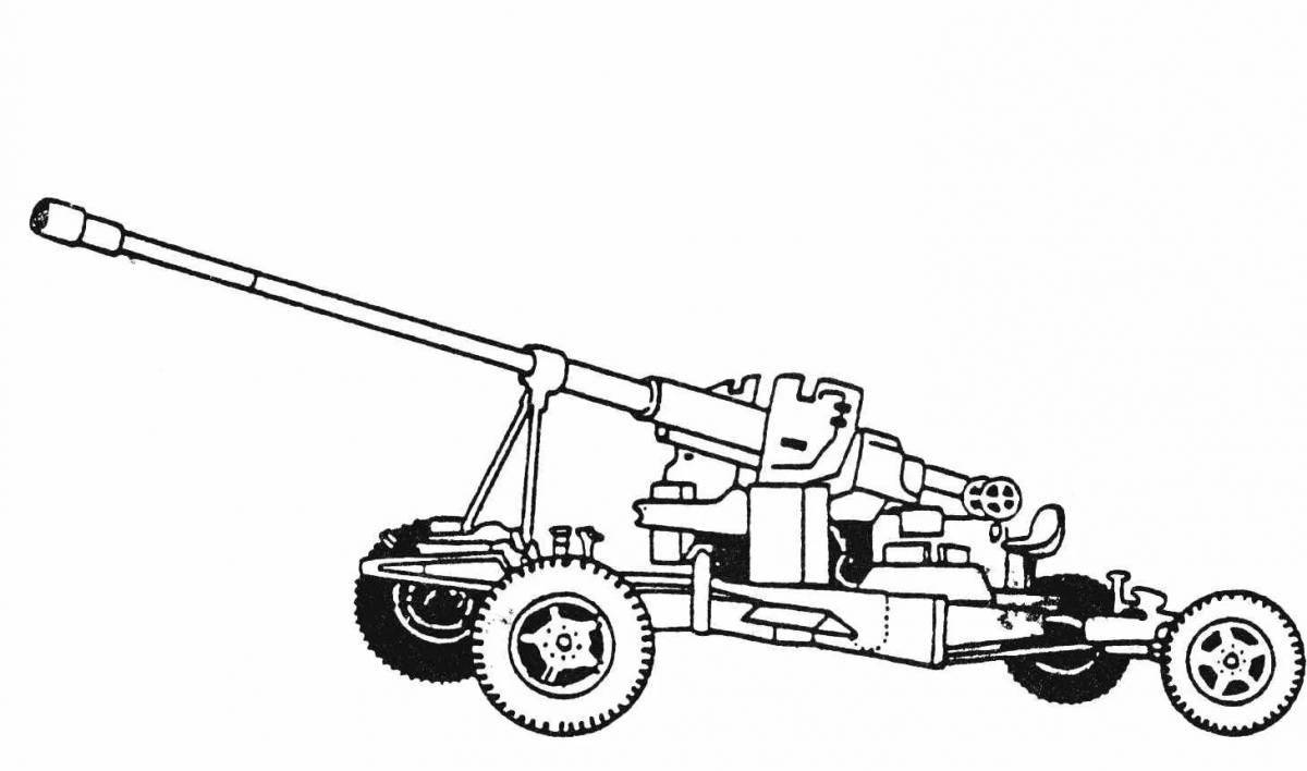 Раскраска А5 с наклейками Артиллерия 04Рн5_7486
