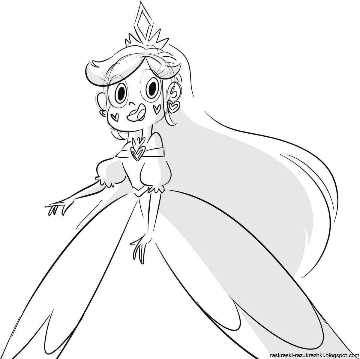 Mystical butterfly coloring book