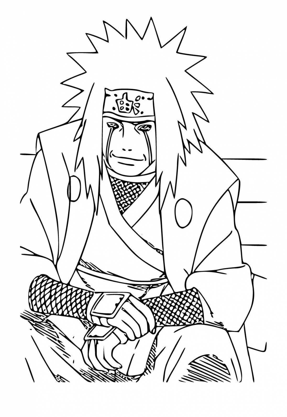 Coloring majestic jiraiya