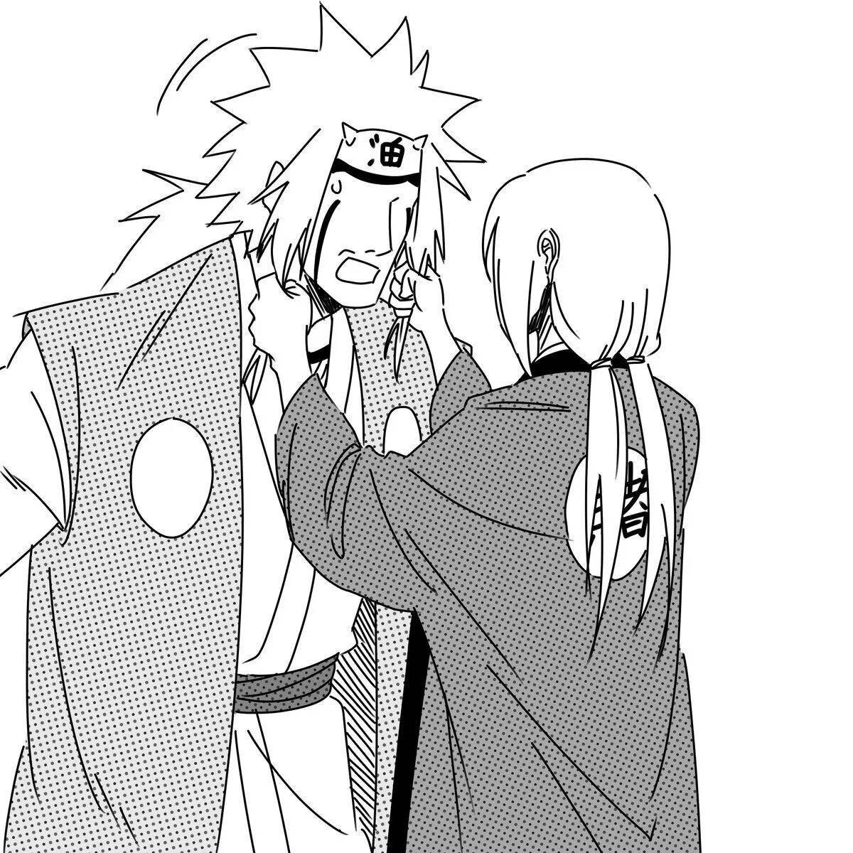 Great coloring jiraiya