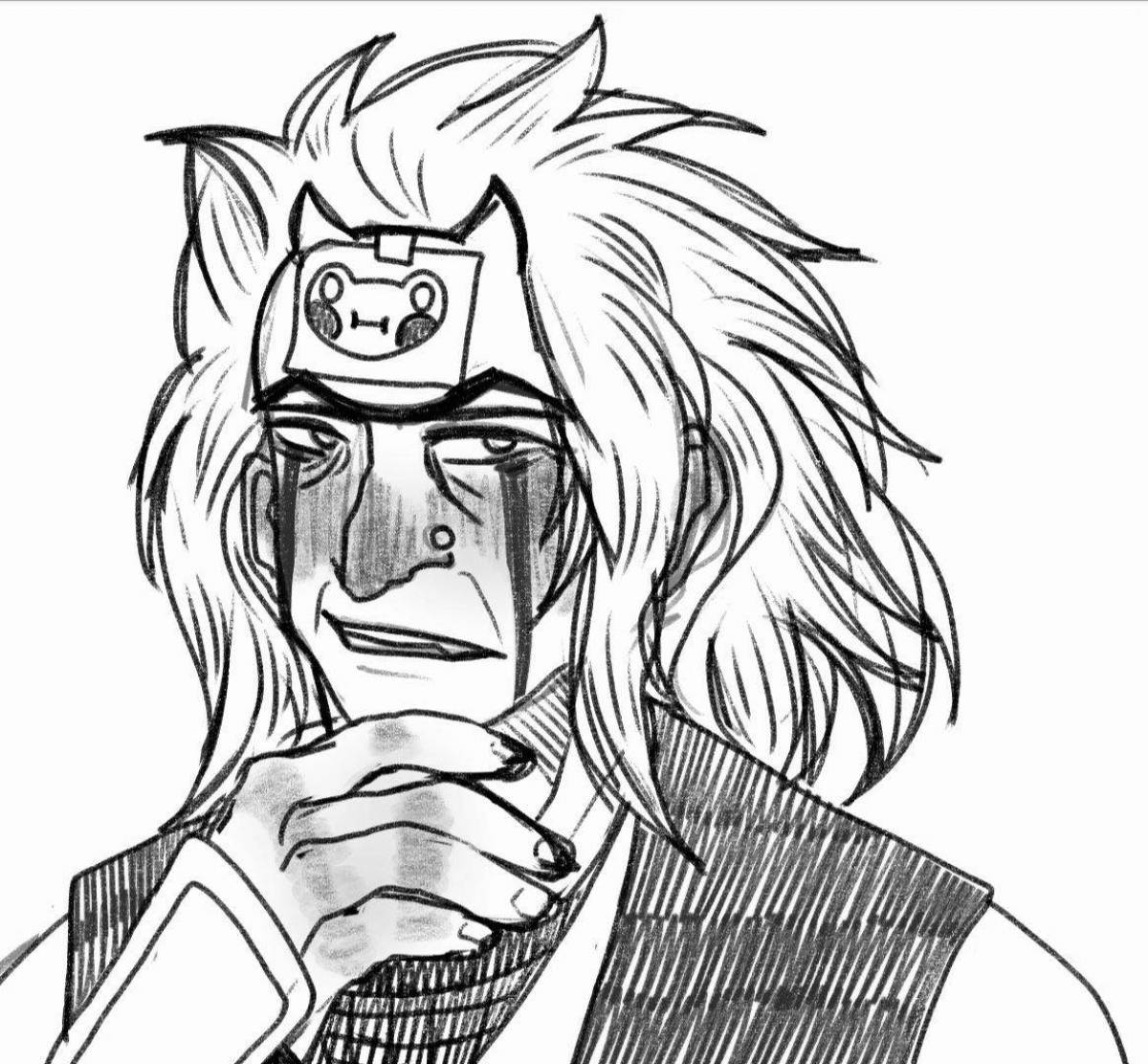 Красивая страница раскраски джирайя