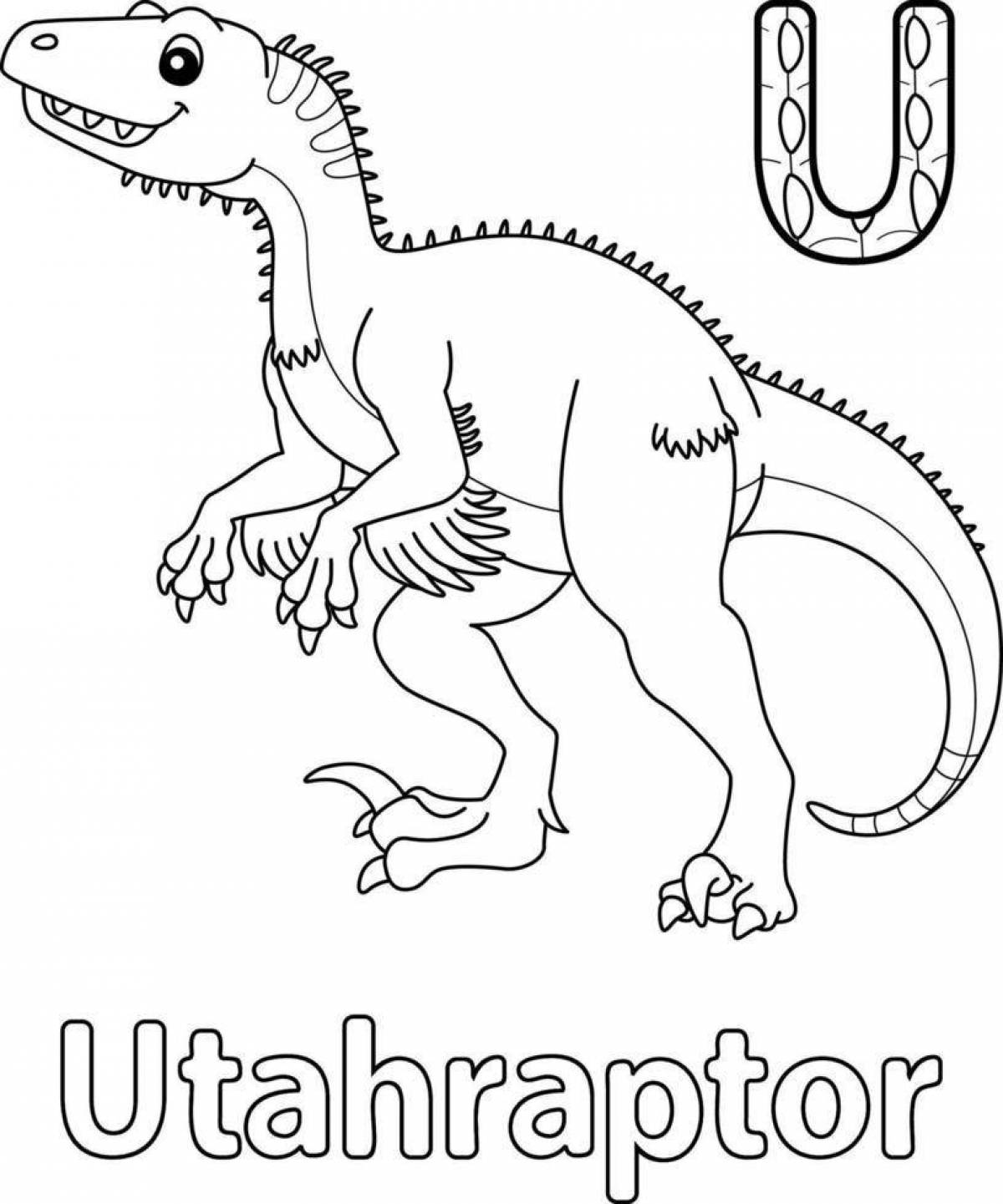 Photo Utahraptor dynamic coloring