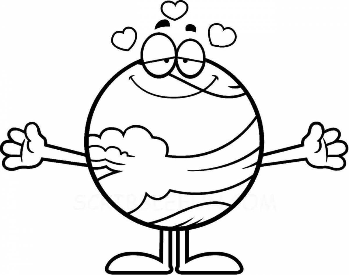 Flawless Venus coloring page