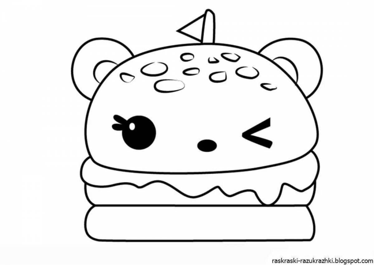 Sweet squish coloring page