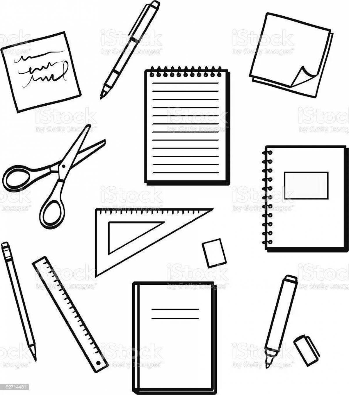 Colouring educational supplies