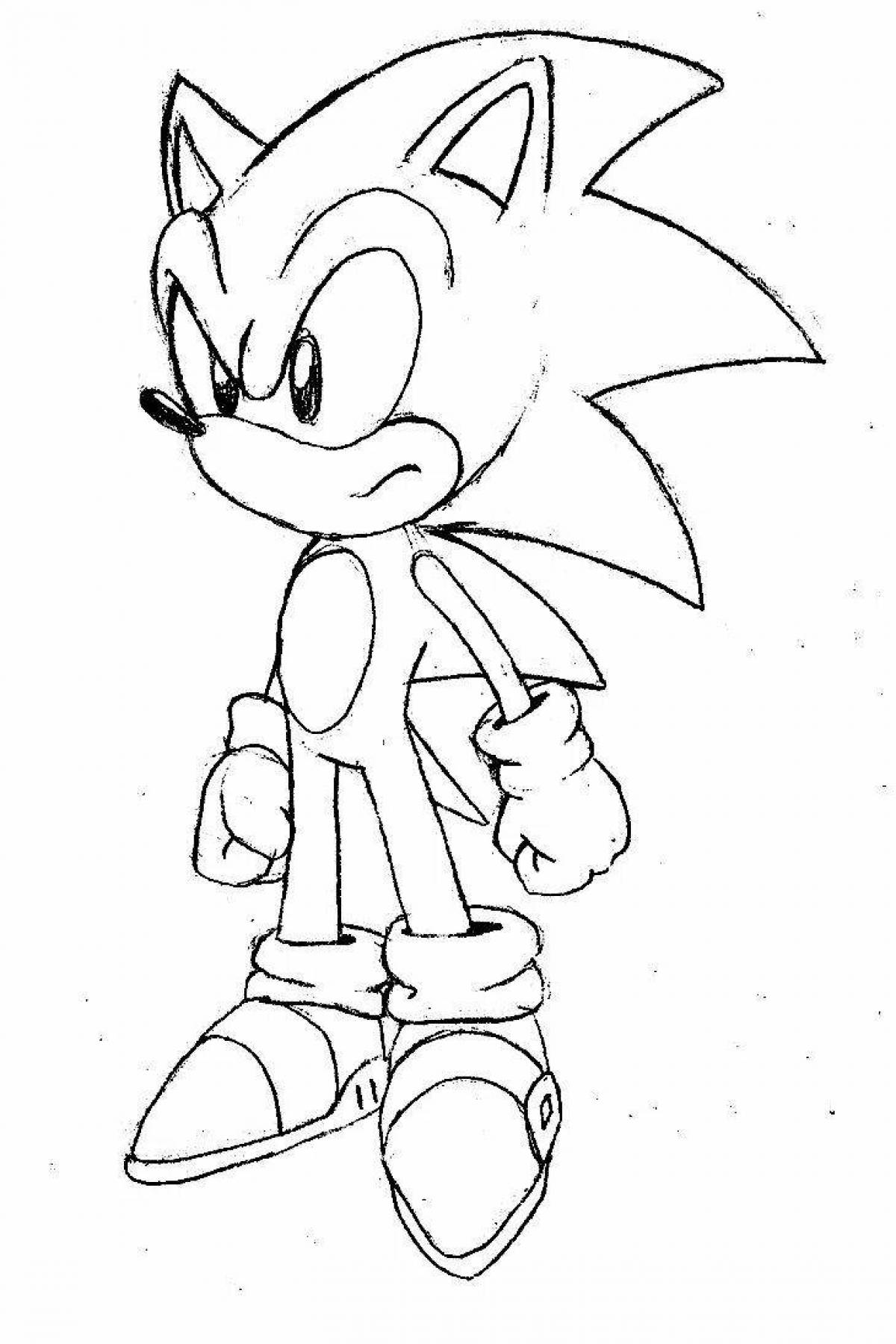 Sonic light bright coloring