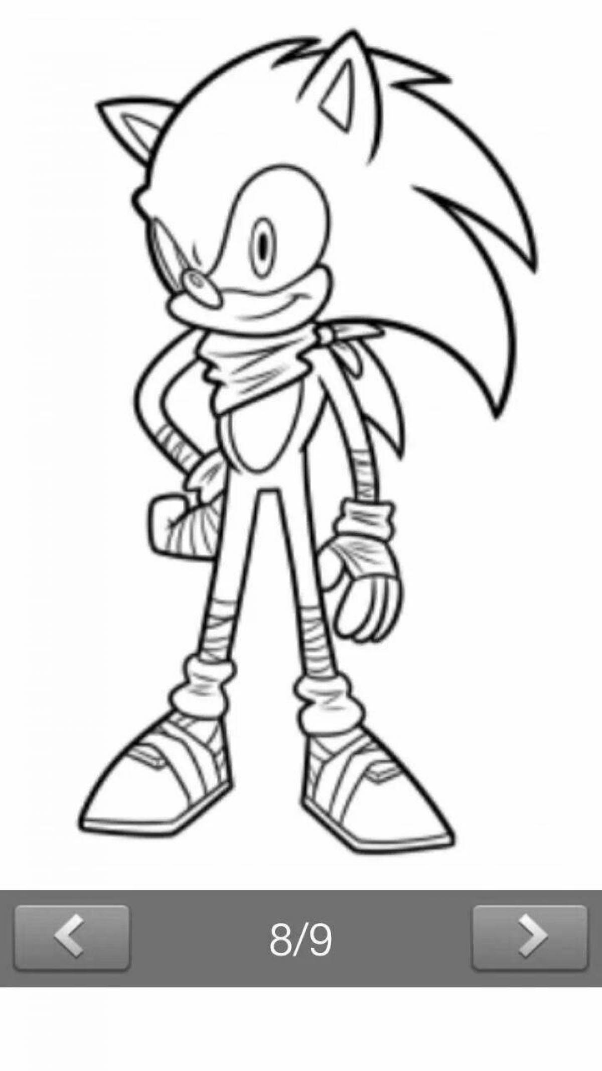 Dazzling sonic light coloring