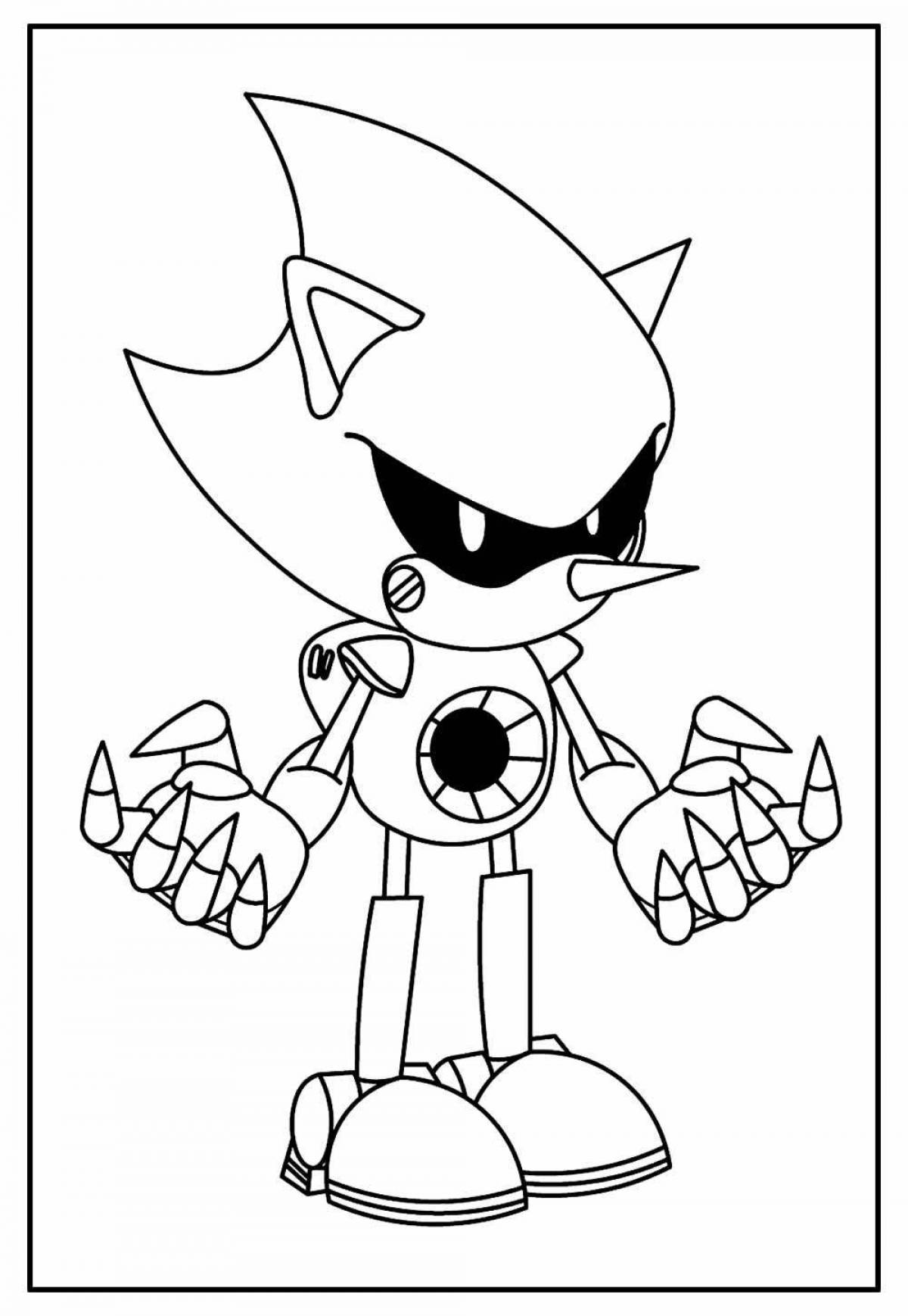 Sonic force intense coloring