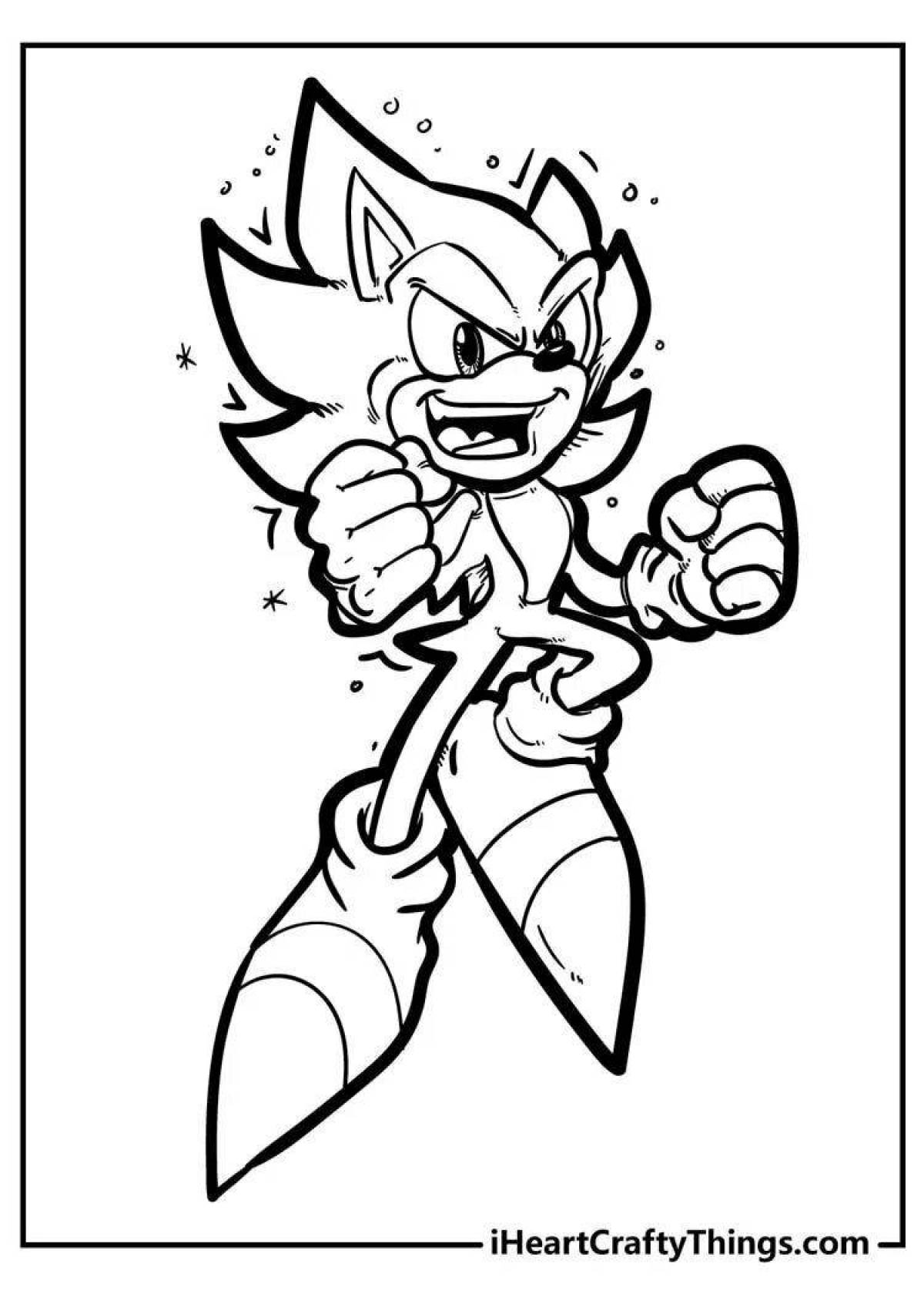 Tempting sonic force coloring