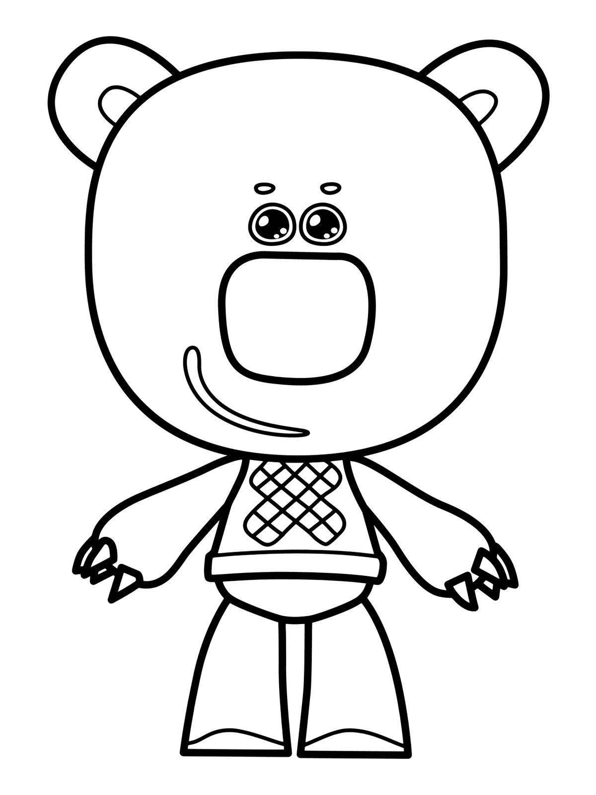 Coloring book shiny Mimi Mimimishki