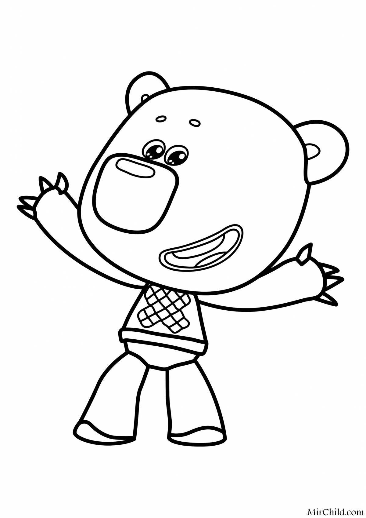 Coloring book gorgeous Mimi Mimimishki