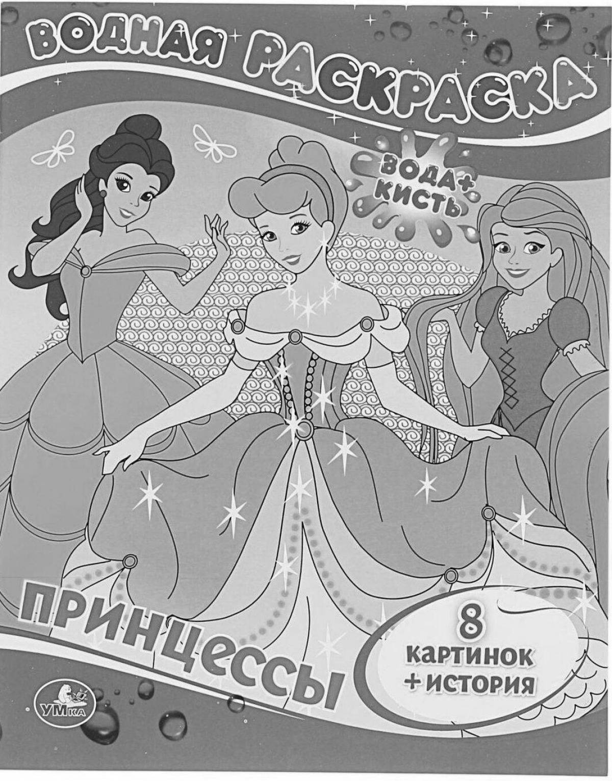 Luxury princess coloring book