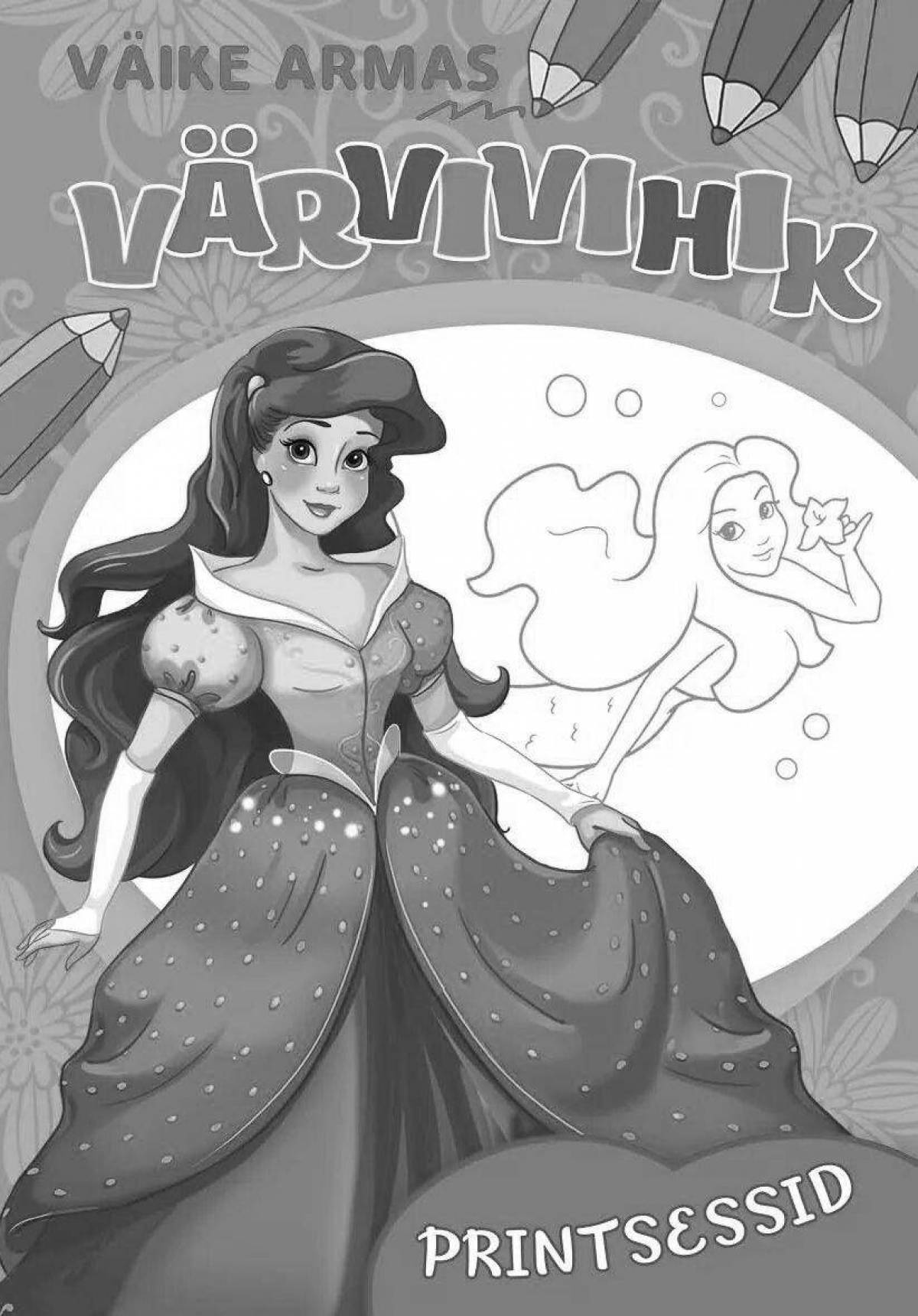 Grand princess coloring book