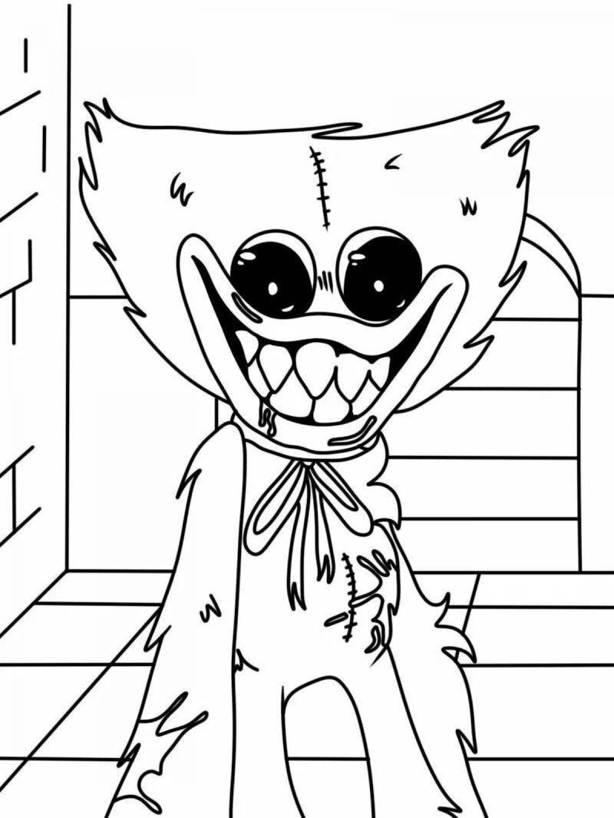 Charming game drink coloring page