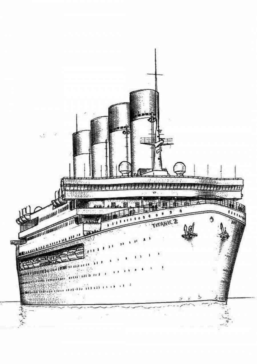 Coloring Pages Carpathia (29 pcs) - download or print for free #14064