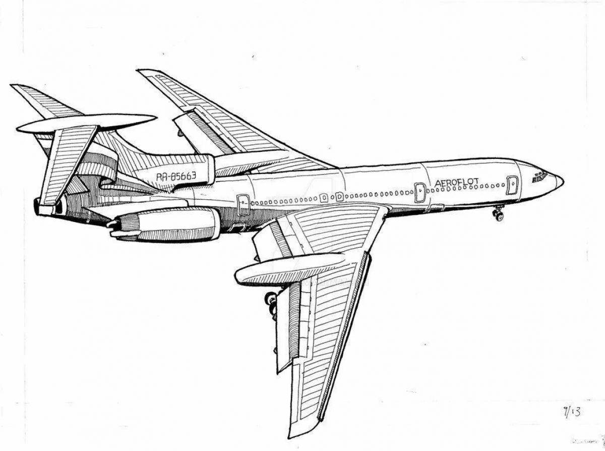 Ту 154 рисунок